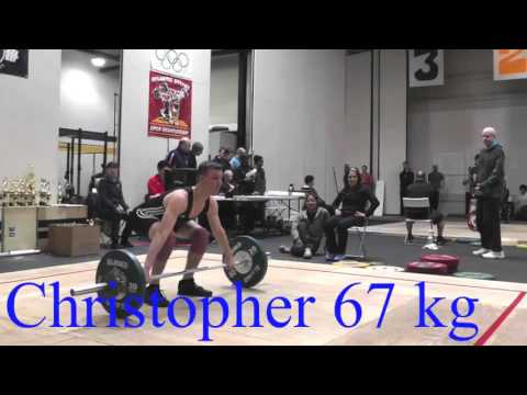 2016 Atlantic States Open   Men 56,62,69 Kg Class Snatch