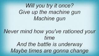 Sara Bareilles - Machine Gun Lyrics