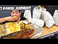 MUKBANG I EAT 7 PACKS OF NASI PADANG WITH JUMBO PORTION