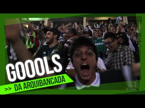 Gols da arquibancada - Palmeiras 2 x 0 Vitória - Campeonato Brasileiro 2014