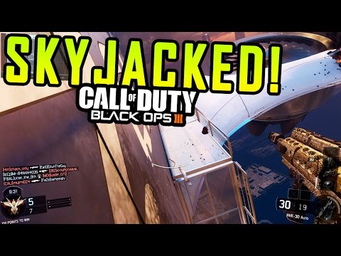 SKYJACKED GAMEPLAY! - (NEW Black Ops 3 DLC GAMEPLAY! )
