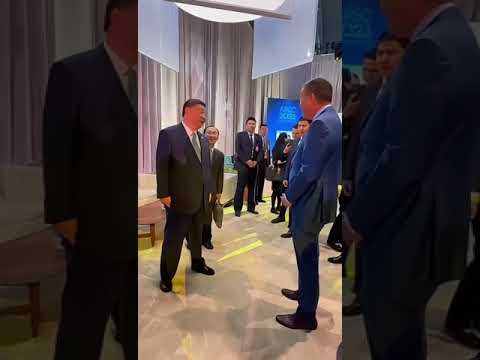 习近平旁边的这位翻译，就是御用翻译孙宁。
