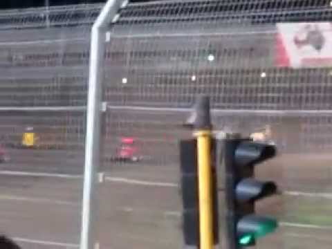 Perth Motorplex Alfonso Guadagnino Huge Speedcar Flip