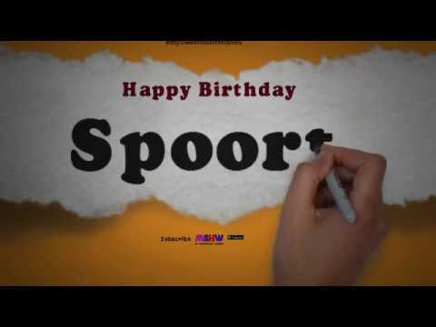 Happy Birthday Spoorti | Whatsapp Status Spoorti