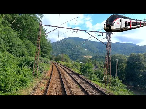 ★ 4K 🇫🇷 Bayonne - Toulouse-Matabiau, France [08.2023] Pyrenees Führerstandsmitfahrt