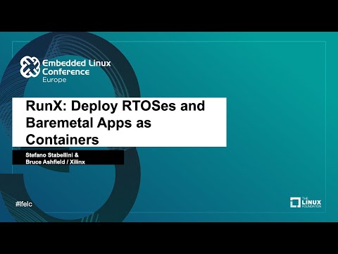 RunX: Deploy RTOSes and Baremetal Apps as Containers - Stefano Stabellini & Bruce Ashfield, Xilinx
