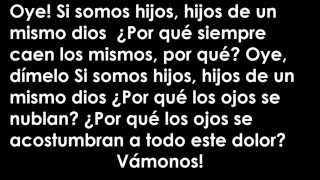 Hijos de un mismo dios - Macaco - Letra