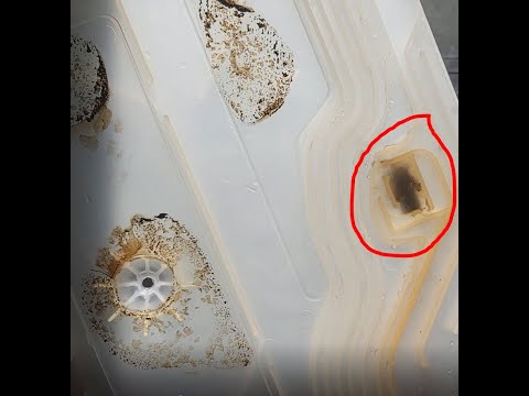 Das Schwimmerventil einer Wassertasche / Wärmetauschers reinigen ohne aufbohren.