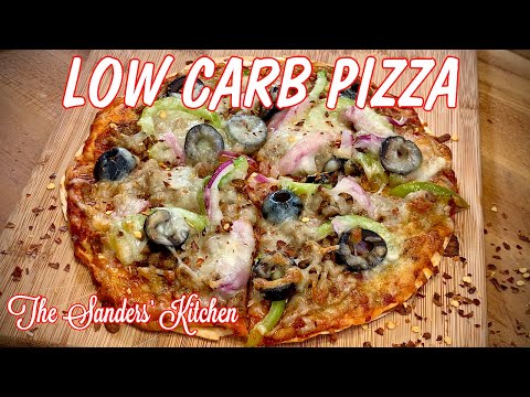 LOW CARB PIZZA | LOTS OF TOPPINGS | BETTER THAN STORE BOUGHT