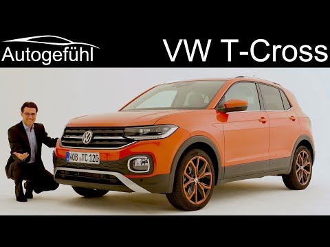 VW T-Cross new small SUV REVIEW - Exterior Interior Volkswagen TCross - Autogefühl