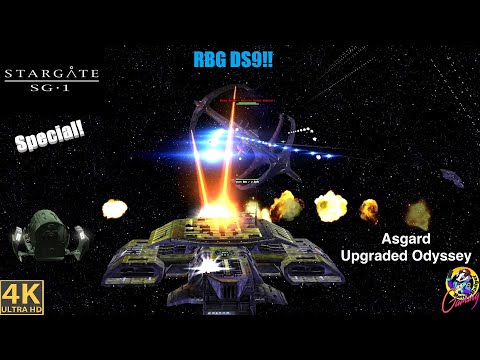 Stargate SG1 VS Star Trek RBG Deep Space Nine! - Star Trek Ship Battles - Bridge Commander