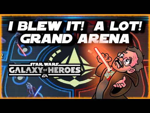 SWGOH Grand Arena - Watch Me Stink It Up...Repeatedly!