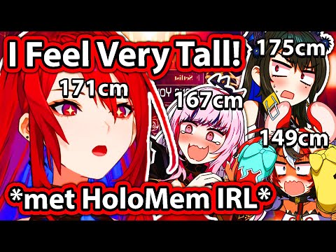 Liz Met Other Holomem in Japan and Noticed Something About Their Height 【Hololive】
