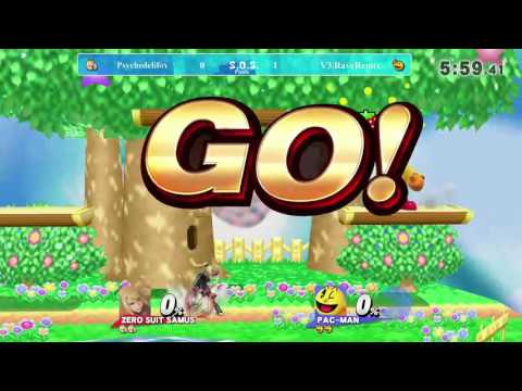 SOS4 Pools - Luhtie (Zero Suit Samus) vs V3|RaveRemix (Pac-Man)