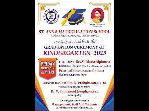 St Anns School Graduation Day 2023 Highlights HD Video