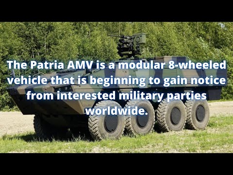 Patria AMV Wheeled Military Vehicle