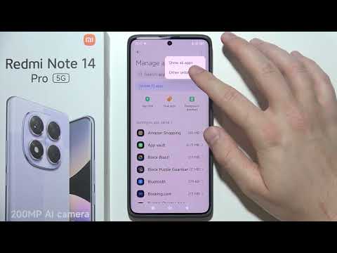 Redmi Note 14 Pro: How to Reset Apps Preferences