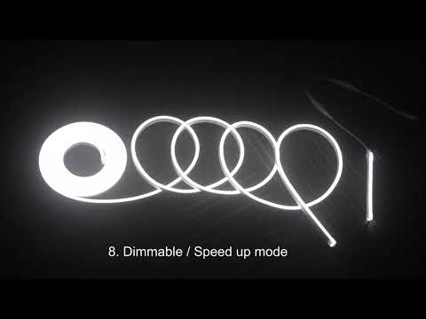 How to Cut and Reconnect 5M 12V Low Voltage Neon LED Strip Light | Size: 12x6mm