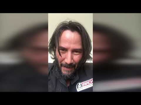 Keanu Reeves video introduction to POINT BREAK [19th August 2017]