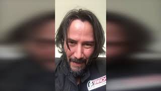 Keanu Reeves video introduction to POINT BREAK 19t