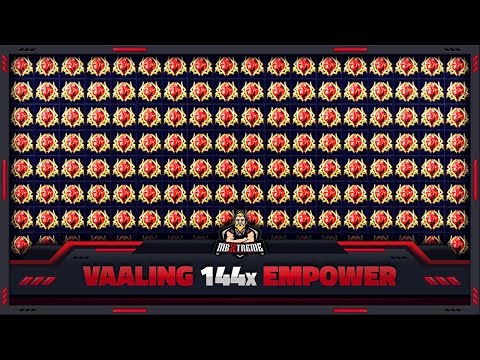 [PATH OF EXILE] – VAALING 144x “EMPOWER (LVL 3)” – HUNTING 4-20!