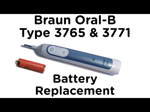 Battery Replacement Guide for Braun Oral-B Genius Smart Toothbrush Type 3765 & 3771 9000 8000 6000 6