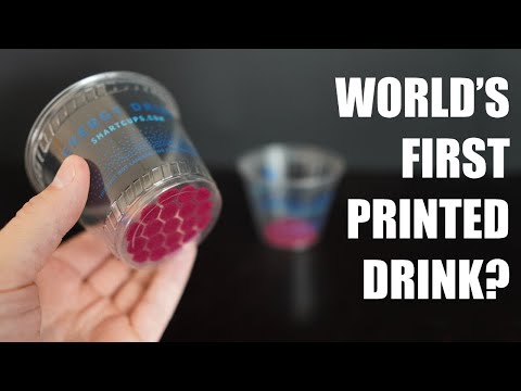 Smart Cups Review: World's First PRINTED Beverage?
