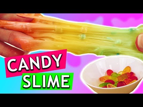 Candy-Slime | Essbarer Schleim aus Weingummi | Slime selber machen | DIY für Kinder