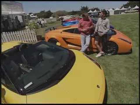 Inside the Lamborghini