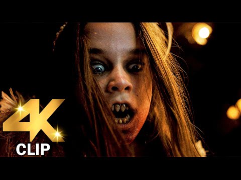 Abigail Breaks Out Of Her Elevator Cage Scene | ABIGAIL (2024) Movie CLIP 4K
