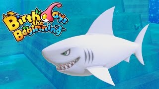 Megalodons and Great White Sharks! - Let&#39;s Play Birthday&#39;s The Beginnings Gameplay
