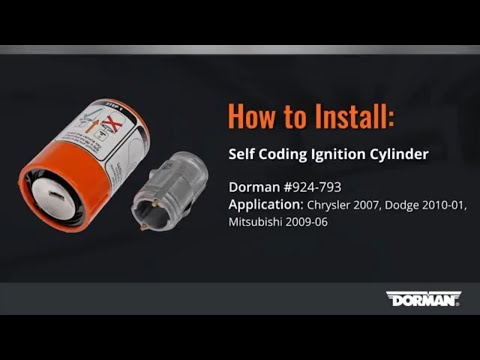 Chrysler, Dodge & Mitsubishi Self Coding Ignition Lock Cylinder