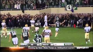 That’s a gutsy call. Michigan State bet the house on this play. But lucky for Mark Dantonio and Michigan State, it paid off. 

