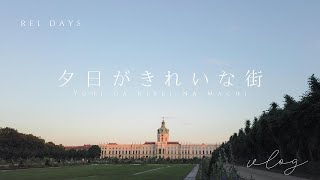海外生活VLOG🥀近くのお城の庭園で夕日を眺めた日、好きな空の色🇩🇪ドイツ在住