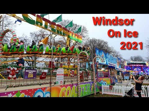 Windsor on Ice 2021 Windsor Winter Wonderland Fun Fair, Bavarian village, Ice Rink, Christmas Cinema