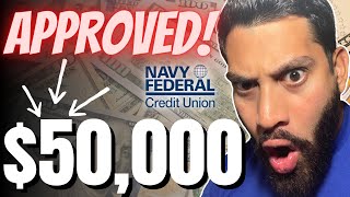 How to get APPROVED for a $50,000 Navy Federal PERSONAL LOAN with BAD CREDIT (Watch BEFORE Applying)