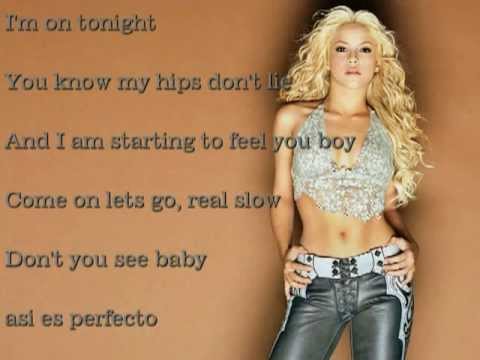 Shakira - Hips Don't Lie - Ft. Wyclef Jean - Lyrics
