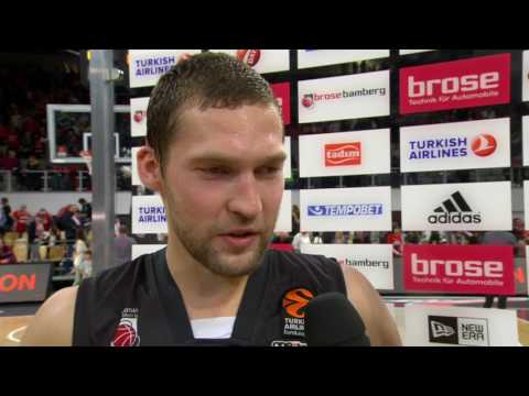 Post-game interview: Janis Strelnieks, Brose Bamberg 