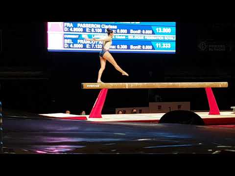 Mathilde Wahl - poutre - Master Elite Gym Massilia 2021