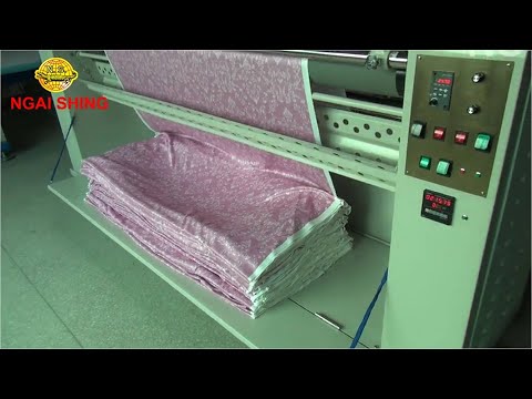 NS-560-84 Air-floating Fabric Loosening Machine 氣浮式自動對邊鬆布機（針織卷布對疊布）
