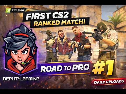 CS2 Ranked Game..Road to Pro Begins! (Daily Uploads #1) D2 #cs2