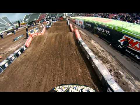 GoPro HD: Nick Paluzzi Practice - Salt Lake City Monster Energy Supercross 2011