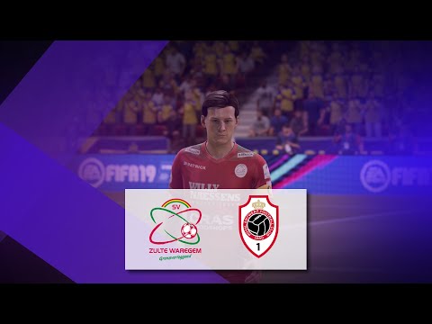 FIFA 19 Proximus ePro League / Zulte Waregem - Antwerp / Matchday 07 (NL)