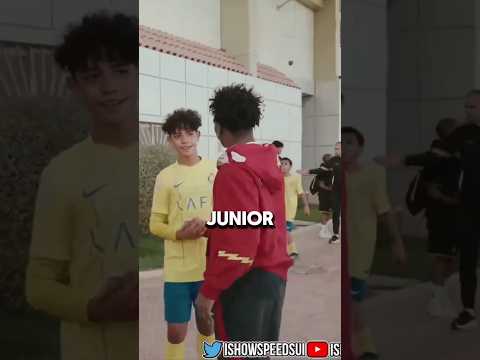 Cristiano Junior venció a IShowSpeed en una carrera de autos. 😂❤️#shorts #ronaldo