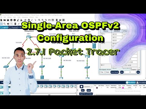 Single Area OSPFv2 Configuration - 2.7.1 Packet Tracer Single-Area OSPFv2 Configuration
