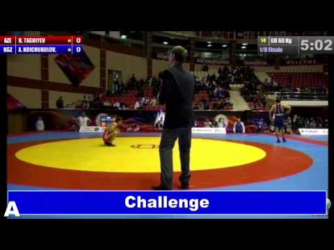 GGP2013 / TAGHIYEV Rovshan (AZE) - KOICHUKULOV Atai (KGZ) - GR 60 kg 1/8 final match