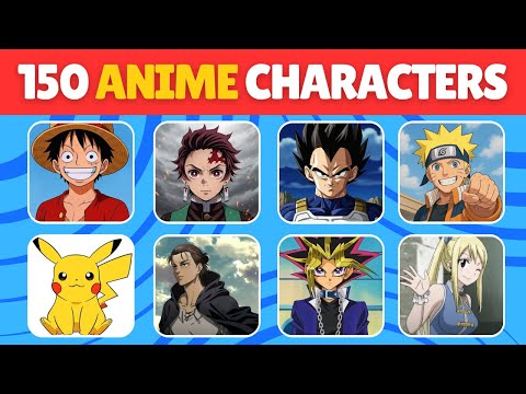 IMPOSSIBLE Anime Quiz! 😱 Guess the 150 Characters (Easy to Extreme)