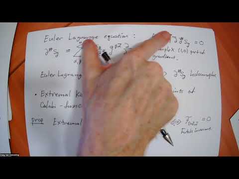 Craig van Coevering 2 - Extremal Kähler metrics and the moment map