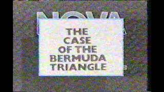Nova The Case of the Bermuda Triangle on PBS commercial 1985
