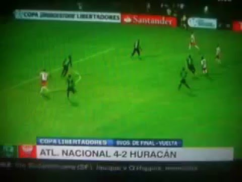 ► Increíble Golazo de chilena de Ábila | Atlético Nacional vs Huracán 4-2 Copa Libertadores 2016